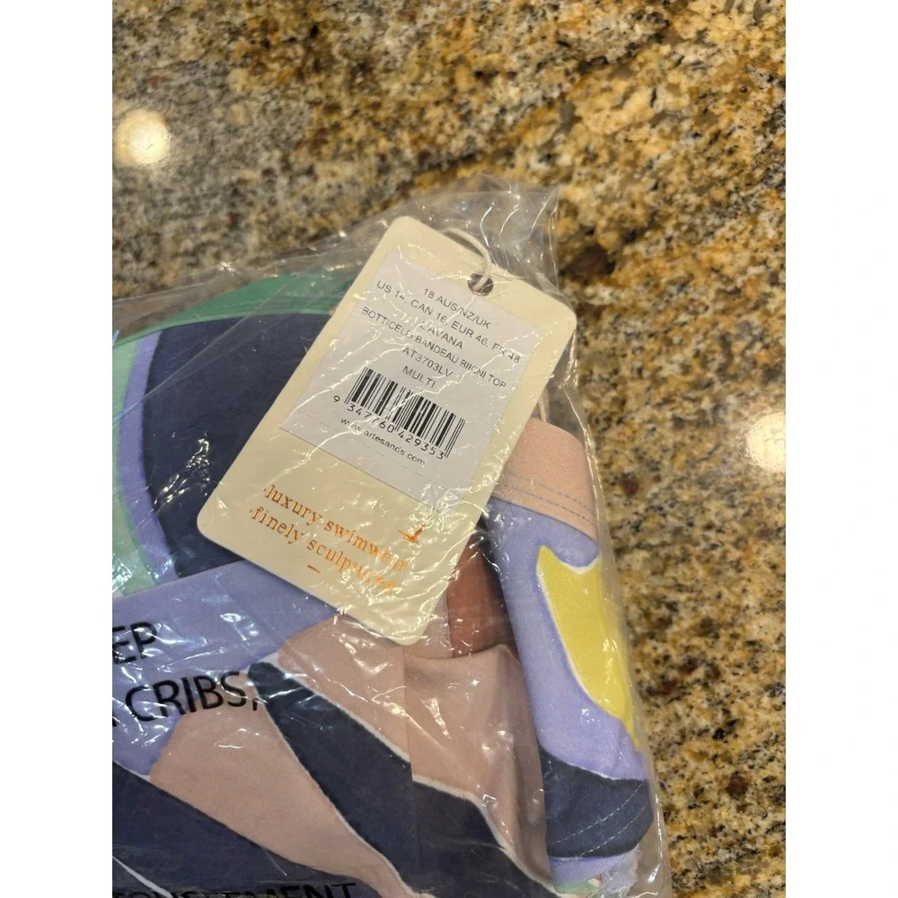 NWT ArteSands L'avana Botticelli D-DD Cup Underwire Bikini Top $109 Retail‎ 14